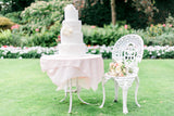 Wedding | table overlay | silk runner |  blush table runner | silk chiffon table runner | table runner | silk ribbon | wedding table decor - Partycrushstudio