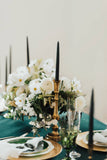 Emerald Velvet tablecloth | velvet table runner | Velvet runner | Velvet tablecloth | Velvet Linen | Velour Runner | wedding table decor - Partycrushstudio