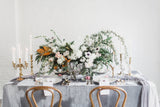 velvet tablecloth | Velvet table linen | Velvet Linen | Grey linens | wedding tablecloth | wedding table decor | velvet runner | wedding - Partycrushstudio