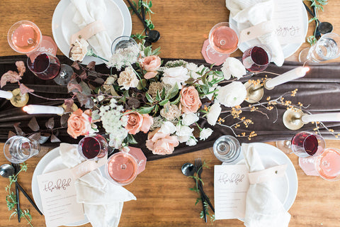 Velvet tablecloth | velvet table runner | Velvet runner | Velvet tablecloth | Velvet Linen | Velour Runner | wedding table decor | Brown - Partycrushstudio