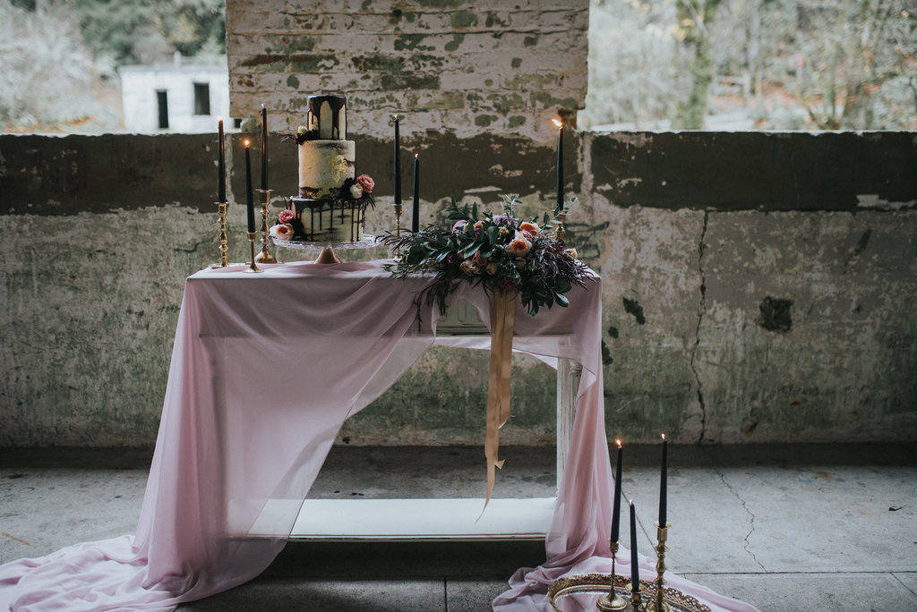 Wedding | silk runner | table runner | silk chiffon table runner | table runner | silk ribbon | wedding decor | mauve wedding | runner - Partycrushstudio