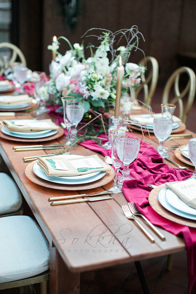 Velvet tablecloth | velvet table runner | Velvet runner | Velvet tablecloth | Velvet Linen | Velour Runner | wedding table decor - Partycrushstudio