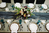 charcoal silk table runner - Partycrushstudio