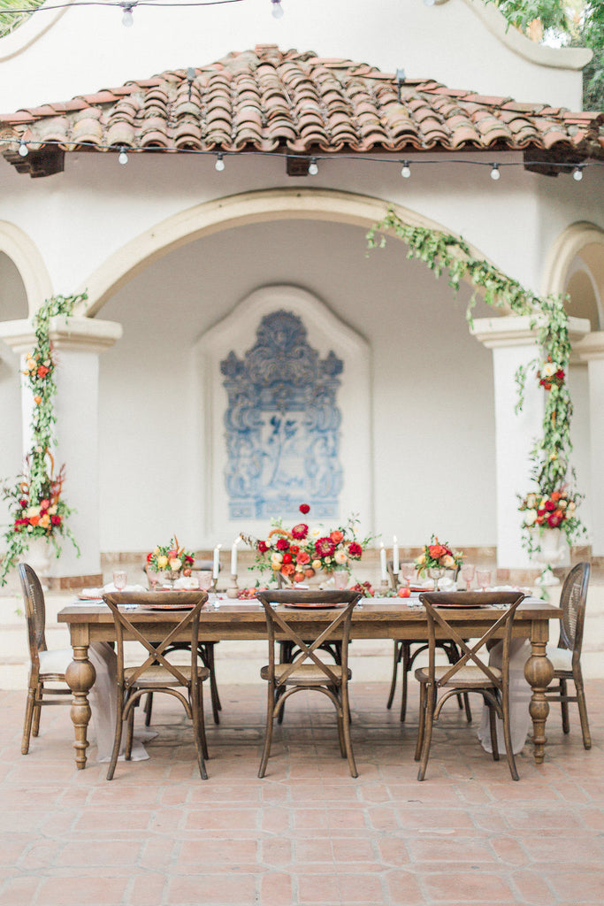 White Chiffon Silk Table Runner - Partycrushstudio