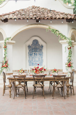 White Chiffon Silk Table Runner - Partycrushstudio