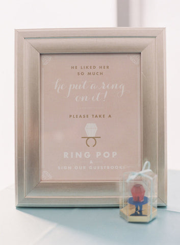 Ring Pop Boxes, Wedding Box Favors - Partycrushstudio
