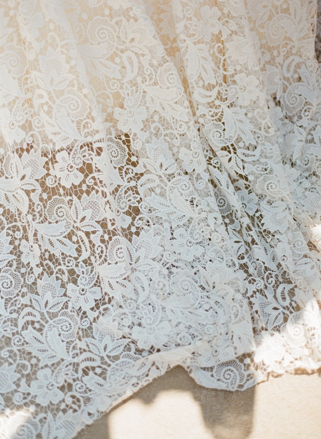 lace floral table overlay