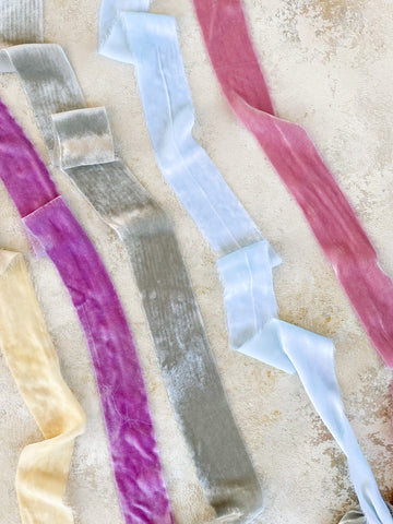 Pastel Rainbow Silk Ribbon