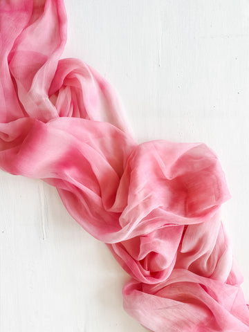 Tie Dye Silk Table Runner