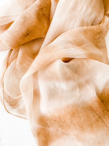 Tie Dye Silk Table Runner