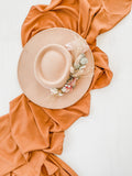 Rust Flowy Table Runner