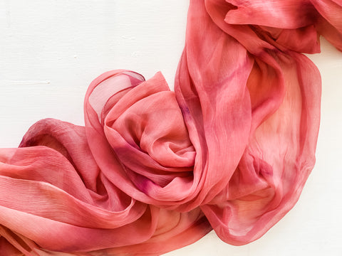 Tie Dye Silk Table Runner