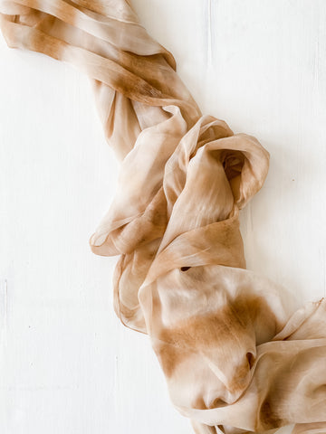 Tie Dye Silk Table Runner