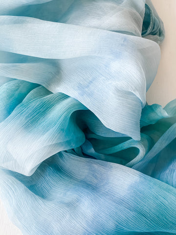 Tie Dye Silk Table Runner