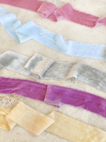 Pastel Rainbow Silk Ribbon