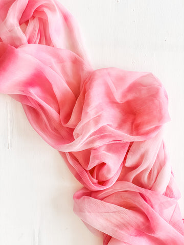 Tie Dye Silk Table Runner
