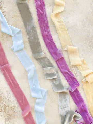 Pastel Rainbow Silk Ribbon