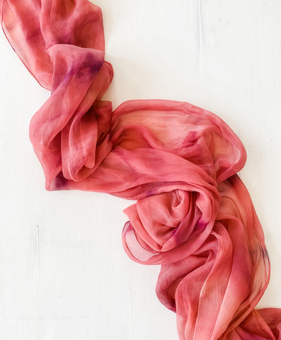 Tie Dye Silk Table Runner
