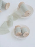 sage silk ribbon