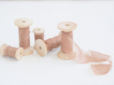 hand dyed silk ribbon