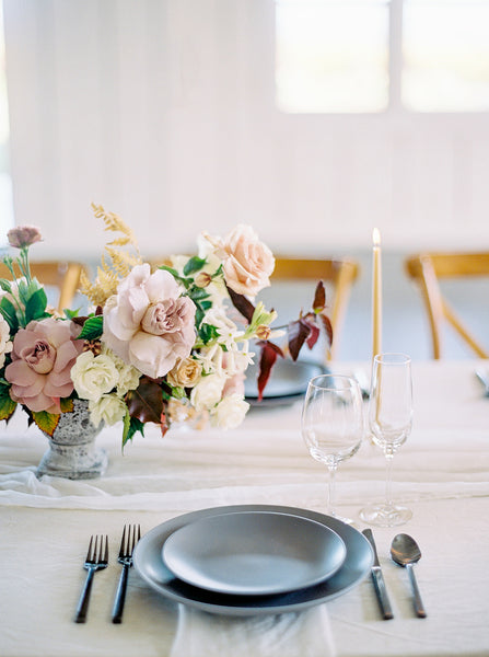 Silk Runner | White Silk Runner