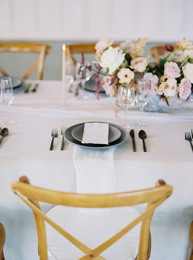 Silk Runner | White Silk Runner