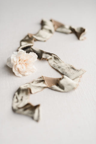 Hand Dyed Velvet Ribbon - Partycrushstudio