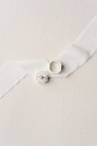 White Silk Ribbon