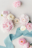 Powder Blue Silk Ribbon