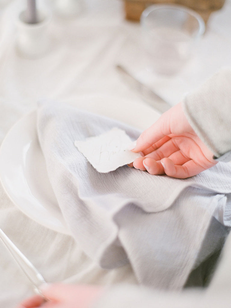 White Tablecloth | White Silk Table Runner