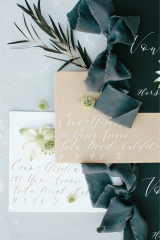 Smoke Silk Ribbon | Silk Ribbon