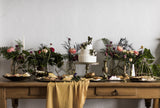 Mustard Golden Gauze Table Runner - Partycrushstudio