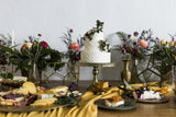 Mustard Golden Gauze Table Runner - Partycrushstudio