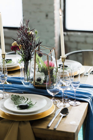 gauze table runner