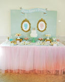 Pink TuTu Tulle Tablecloth - Partycrushstudio