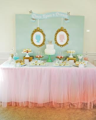 Pink TuTu Tulle Tablecloth - Partycrushstudio