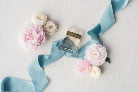 Powder Blue Silk Ribbon